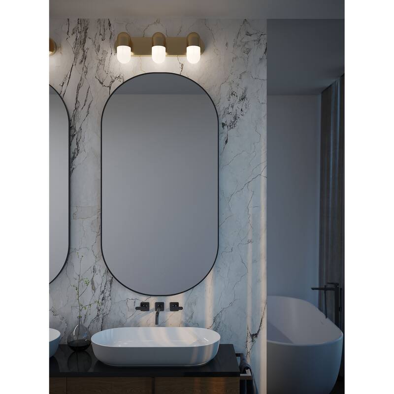 AFX IRVV2406LAJUD Irvine 3 Light 24" Wide LED Vanity Light with