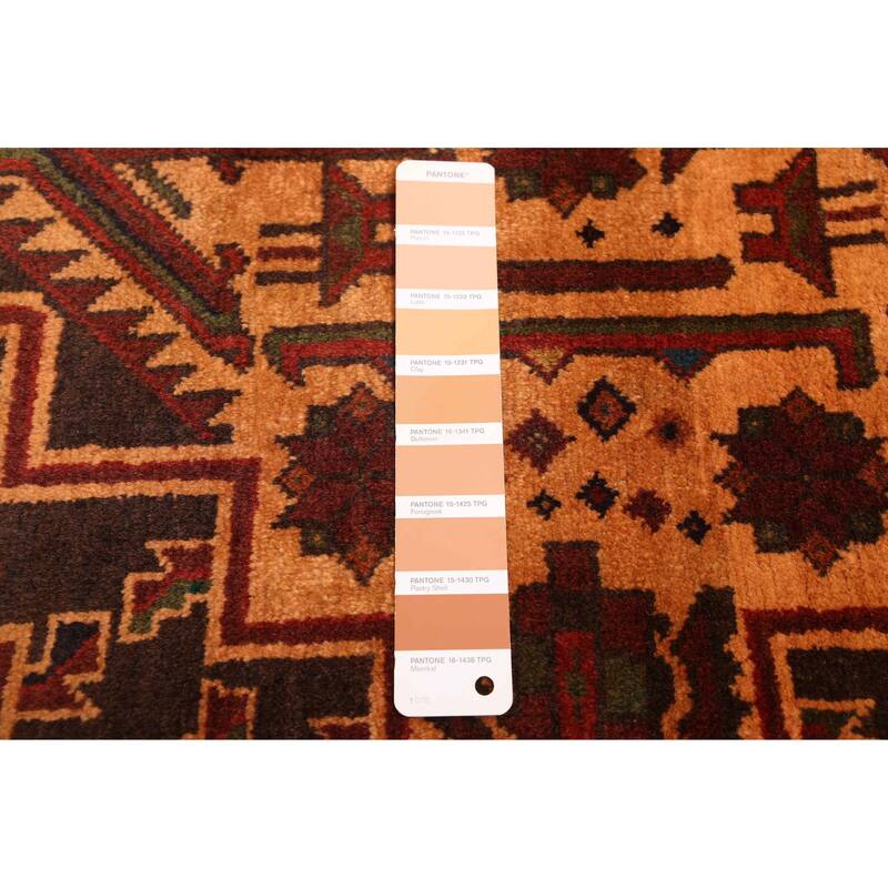 ECARPETGALLERY Hand-knotted Teimani Beige, Brown Wool Rug - 4'1 x 6'1