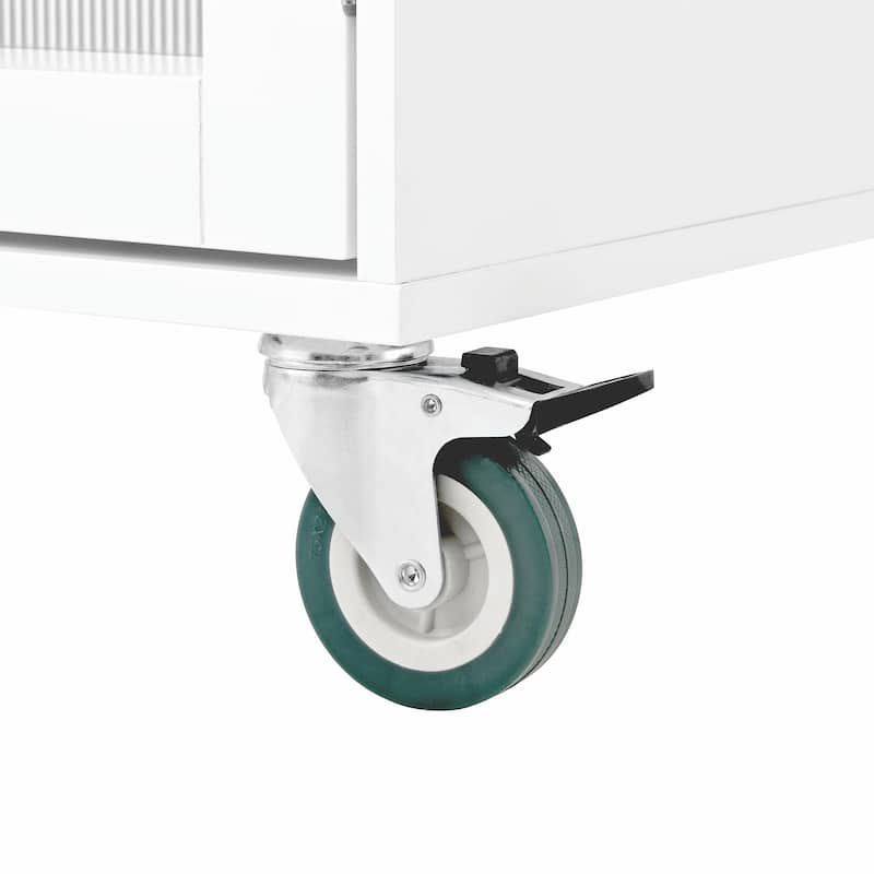 Mobile Kitchen Island Storage Trolley Cart on Wheels