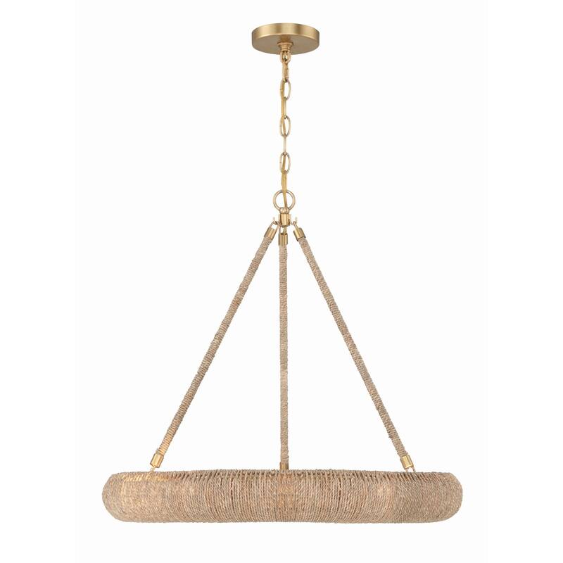 Crystorama Lighting Group OAK-7536 Oakley 6 Light 24" Wide LED Ring