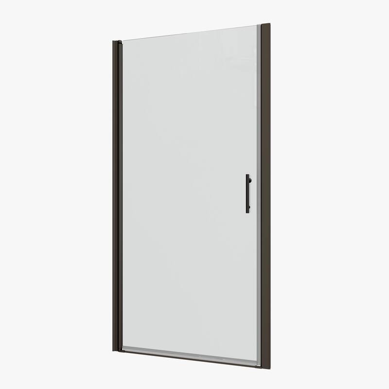 28" W x 72"H Pivot Frameless Swinging Shower Door