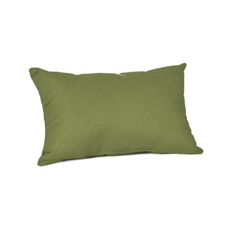 Sunbrella® Solid Fabric 1-Piece Indoor/Outdoor Lumbar Pillow, 19"W x 12"L
