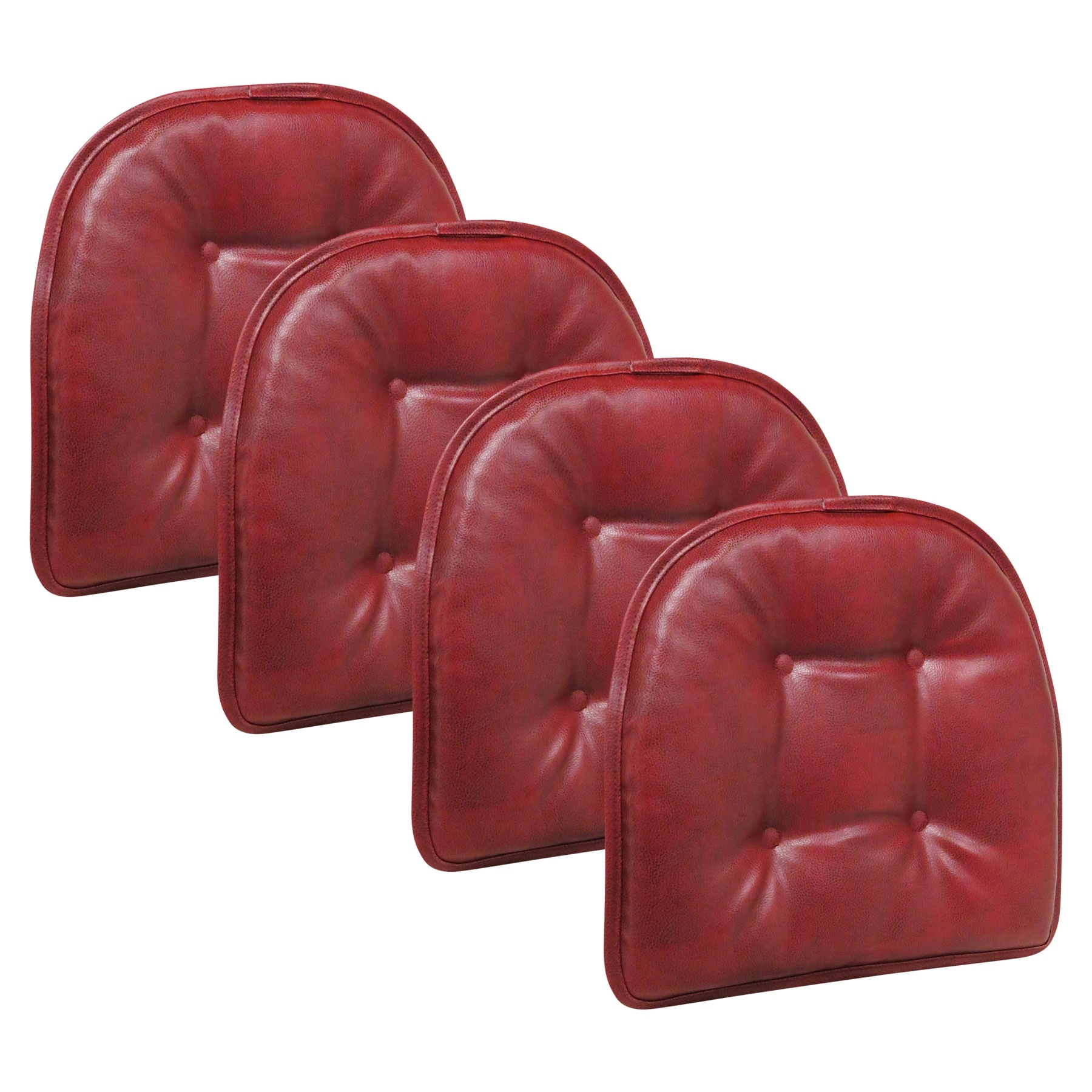 St Germaine Faux Leather Chair Pad with Gripper  