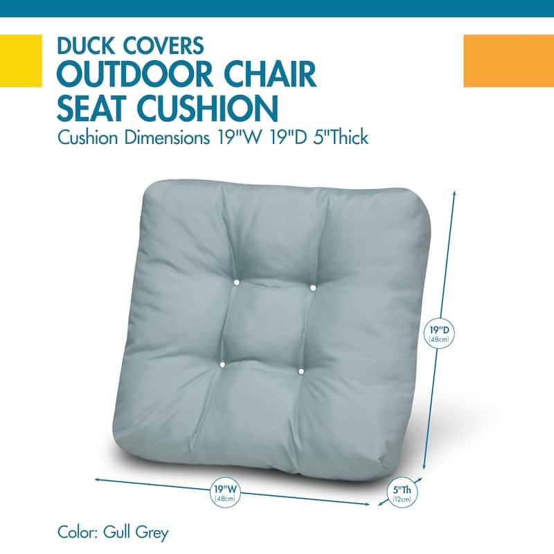 Duck Covers Indoor/ Outdoor Seat Cushions (Set of 2)