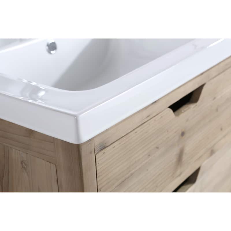 Fredric 24" Single Sink Vanity in Natural