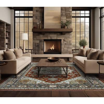 Style Haven Amelie Persian Medallion Indoor Area Rug