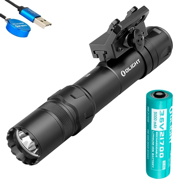 Olight Odin GL M Black 1500 Lumen Rechargeable Rail Mount