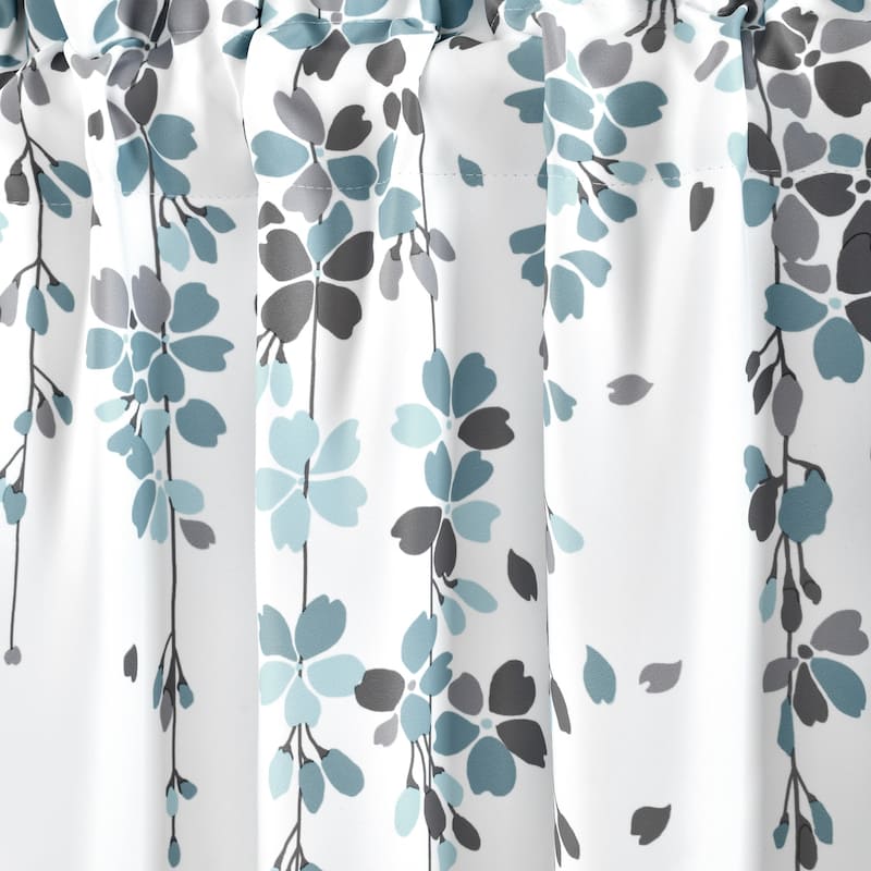 Lush Decor Weeping Flower Room Darkening Window Curtain Valance - 52x18