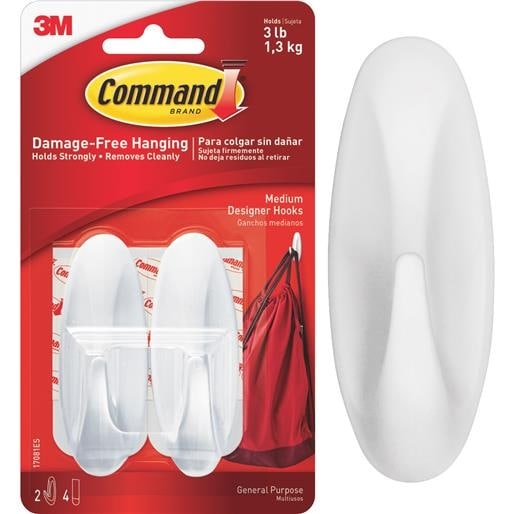 3M Command Wht Dsgn Hook 17081ES-2PK Unit: EACH