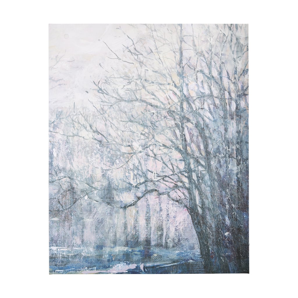 A Fresh Winter Morning II (32 x 40) Canvas Art Print