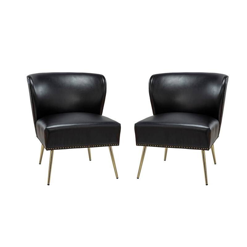 Anna Side Chair with Nailhead Trim Set of 2