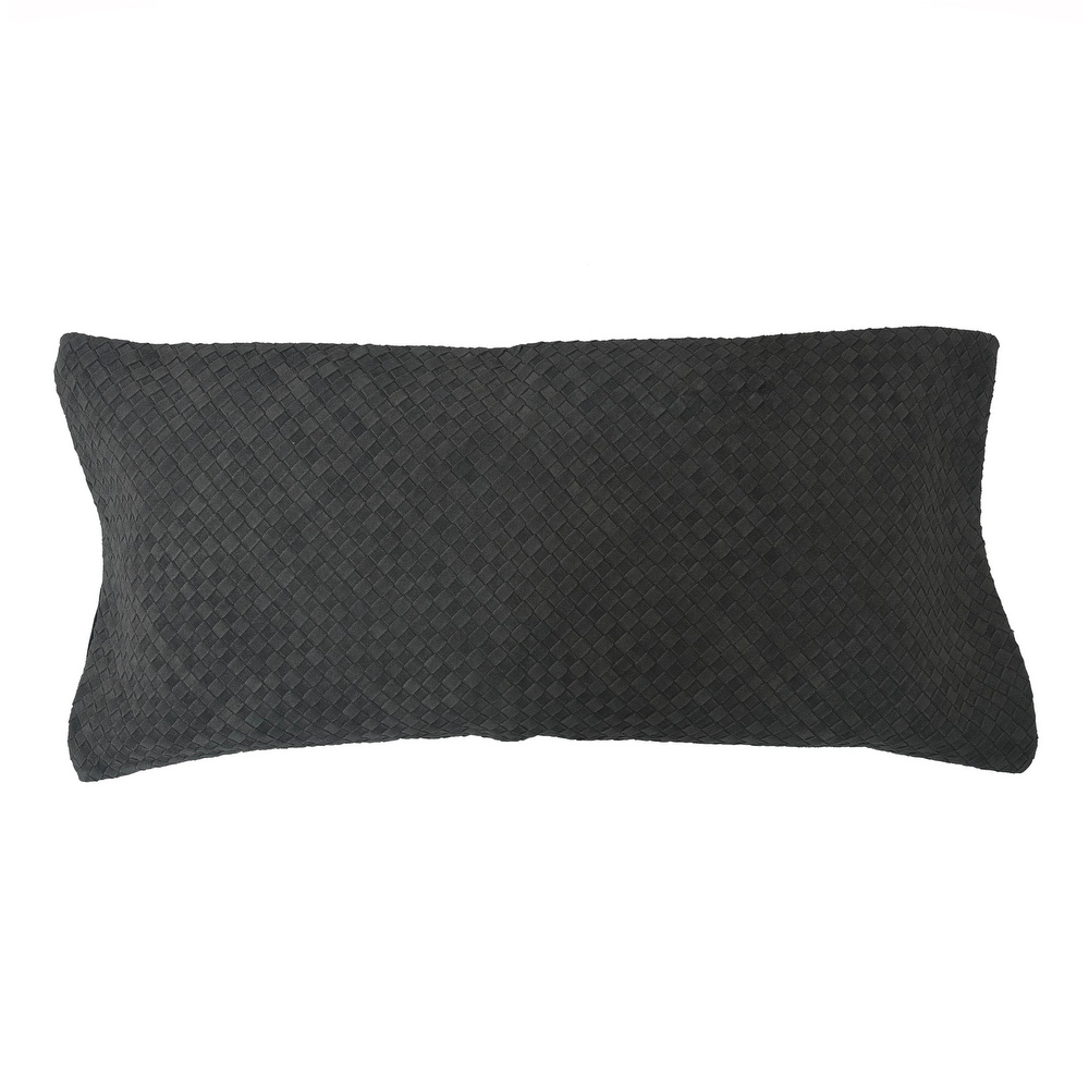 Black Suede Throw Pillows Bed Bath Beyond