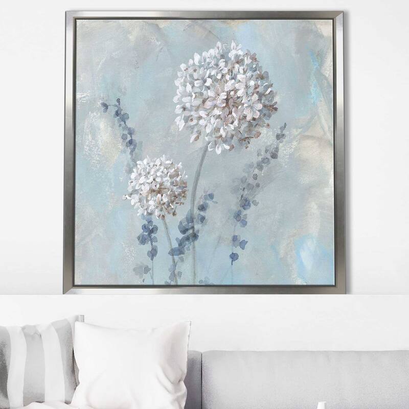 "Airy Blooms I" Print on Floating Canvas