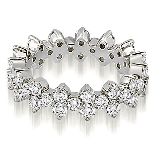 1.50 cttw. 14K White Gold Round Diamond Eternity Ring