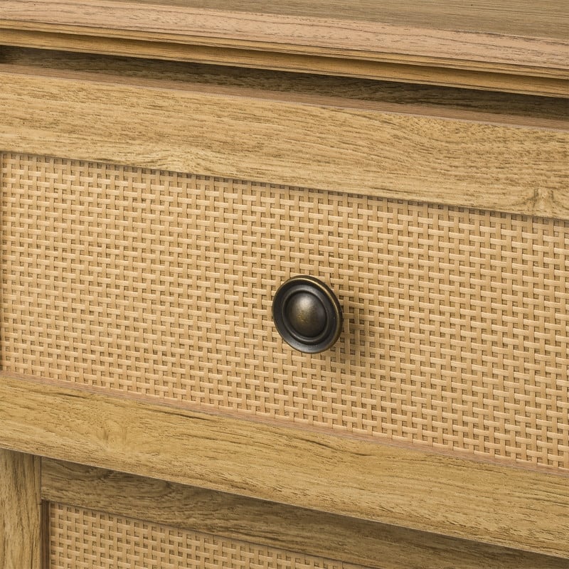 Newcomb Brown 2 Drawer Nightstand