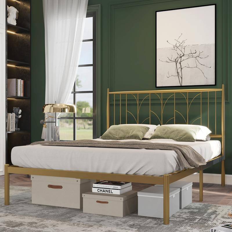 Wheat ear iron bed