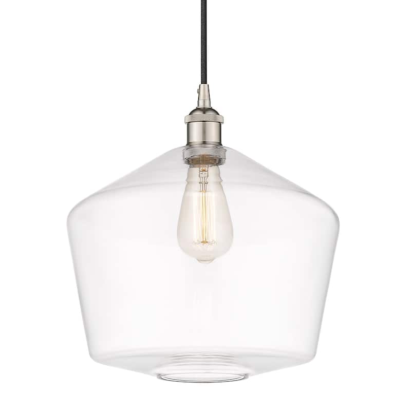 Innovations Lighting 616-1P-14-12 Cindyrella Pendant Cindyrella 12" - Polished Nickel / Clear