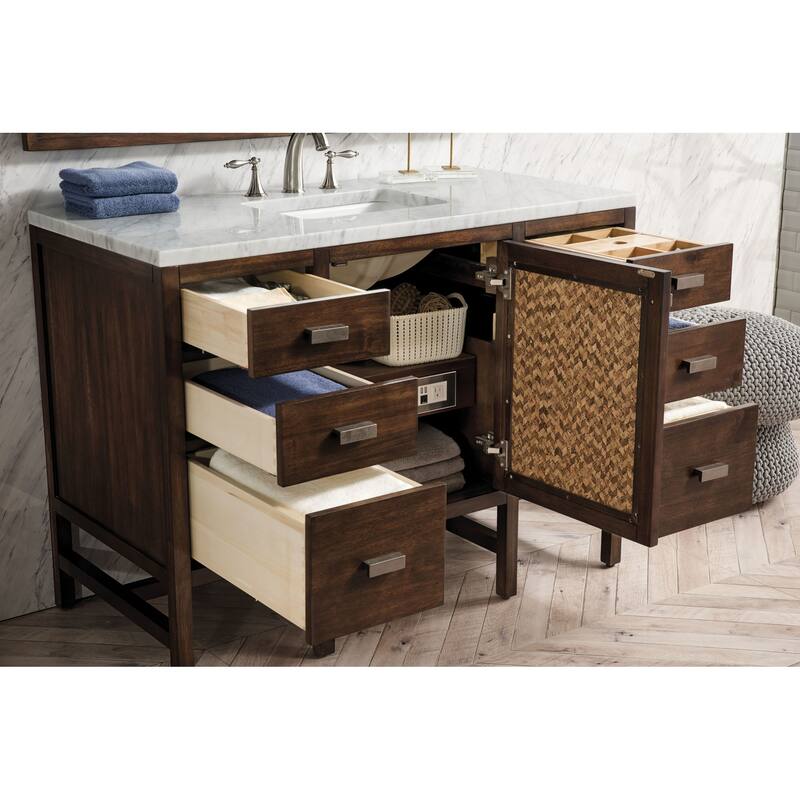 James Martin Vanities Addison 48" Single Basin Hardwood Vanity Set
