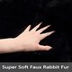 preview thumbnail 2 of 10, GlowSol Faux Sheepskin Wool Area Rug, Bunny Hair Chair Cover Seat Pad Fuzzy Thick Area Rug Carpet Mat for Bedroom Floor Sofa