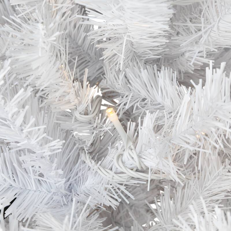 Pre-lit Snowman Medium Artificial Christmas Tree - 4’ - Clear Lights - 4 Foot