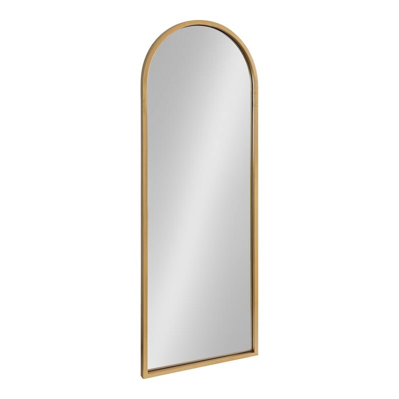 Kate and Laurel Valenti Framed Arch Mirror - 16x48 - Gold