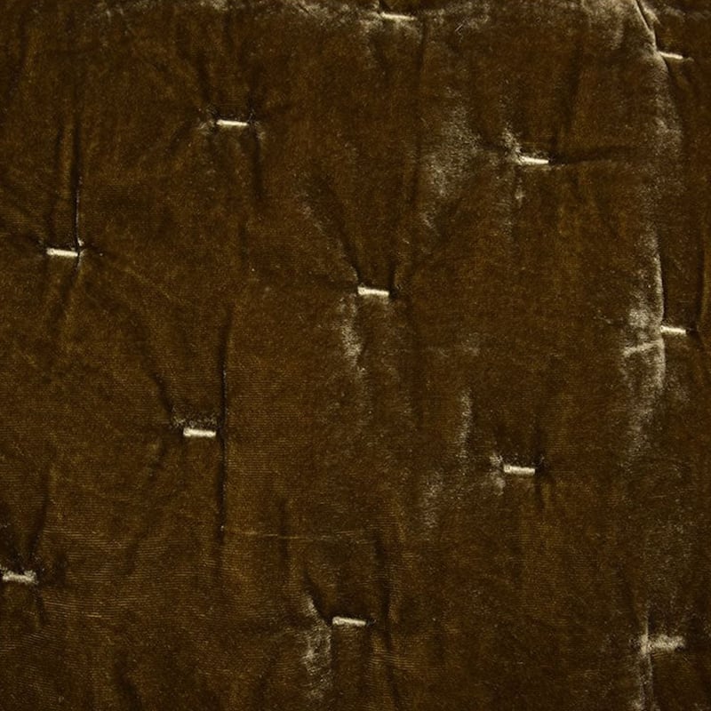 HiEnd Accents Stella Solid Color Faux Silk Velvet Romantic Modern Rustic 1 Piece Quilt