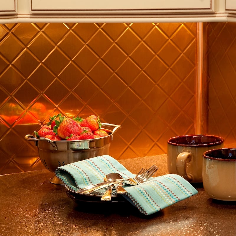 FASÄDE Quilted Decorative Vinyl Backsplash Panel