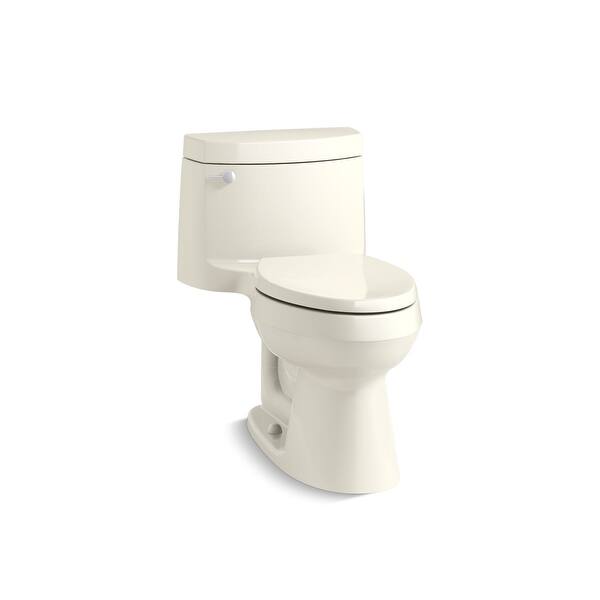 Shop Kohler Cimarron Comfort Height One Piece Elongated 1 28 Gpf Toilet Biscuit K 3828 96 Overstock 31484424