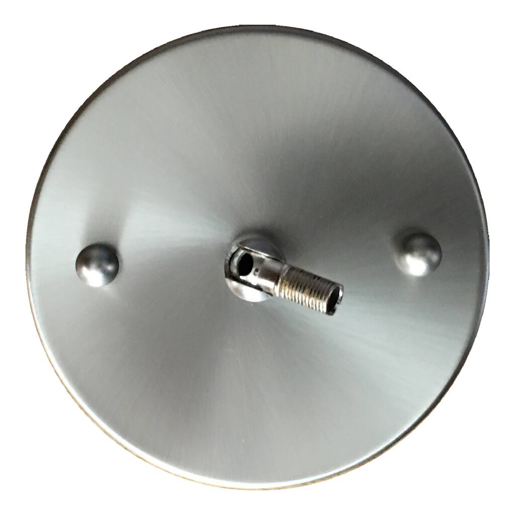 Swing Arm / Ball Adapter for Light Fixtures on Vaulted Ceilings in Brushed Nickel - Brushed Nickel