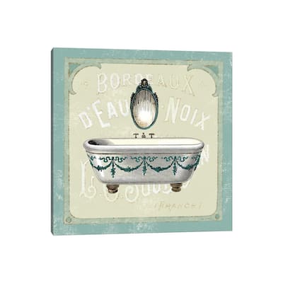 iCanvas "Parisian Bath I" by Sue Schlabach Canvas Print