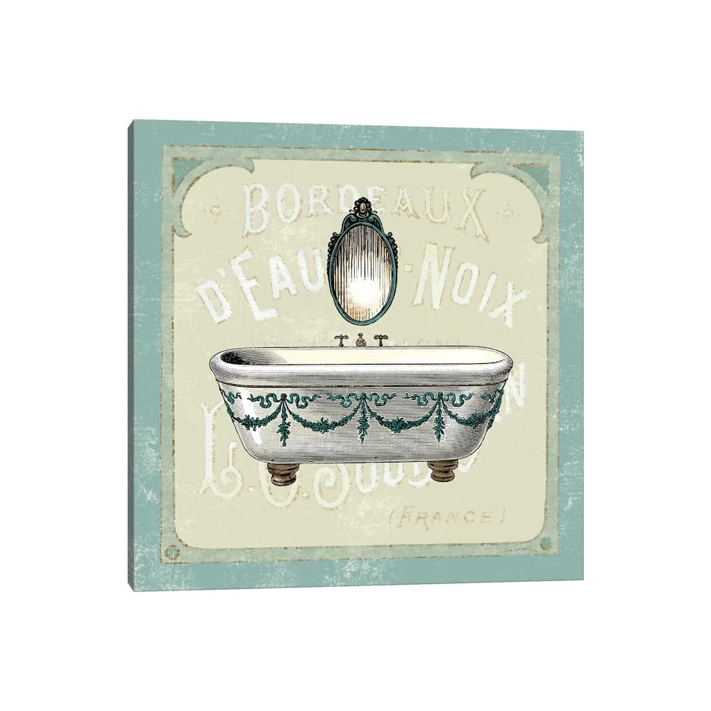 iCanvas "Parisian Bath I" by Sue Schlabach Canvas Print