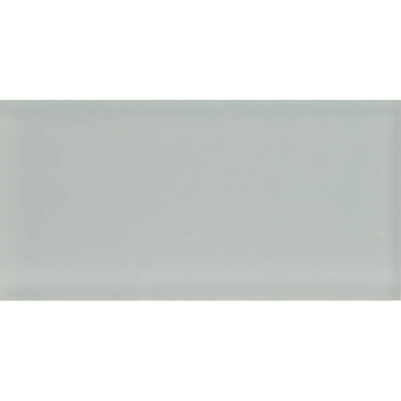 Apollo tile 3" x 6" Colorway Matte Gray Glass Tile (5 sq ft/case) - 40 Pack