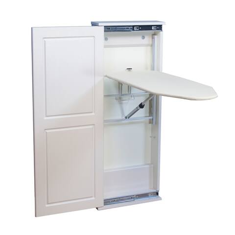 Iron 'n Fold Wall Ironing Board Cabinet - 18.5"L x 48.5"W x 5.4"H