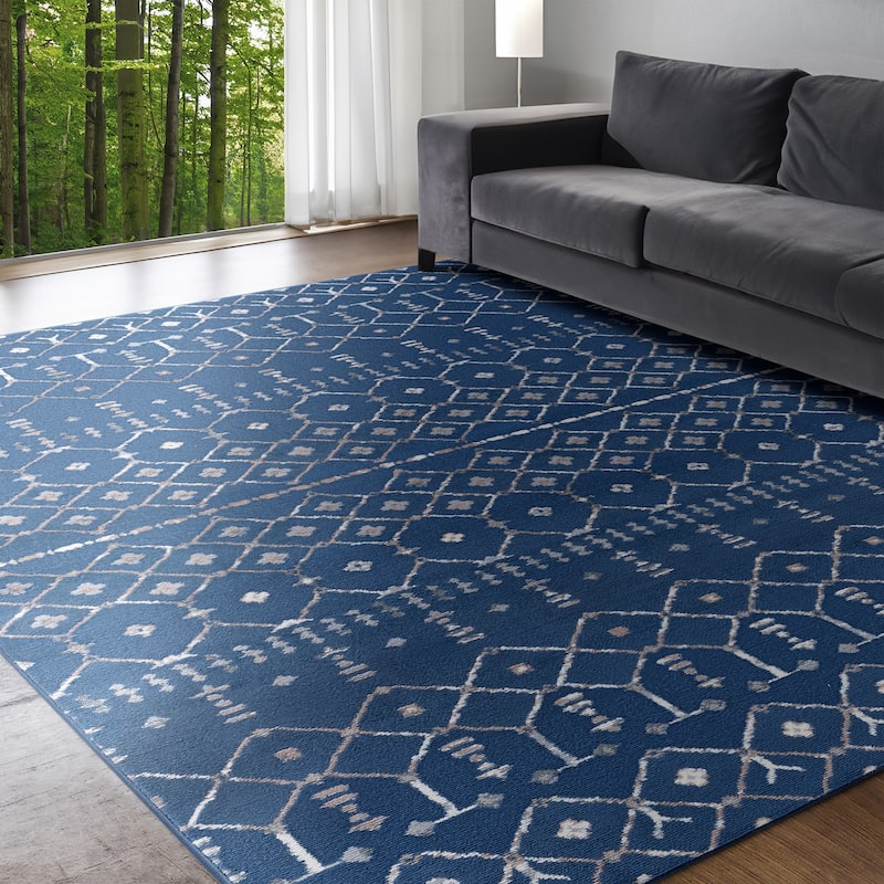 Carrington Transitional Geometric Indoor Area Rug