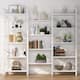 Large Triple Wide 5-Shelf Etagere Bookcase