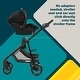 preview thumbnail 3 of 7, Grow and Go Flex 8-in-1 Travel System - Orchid Bloom - Red-Black