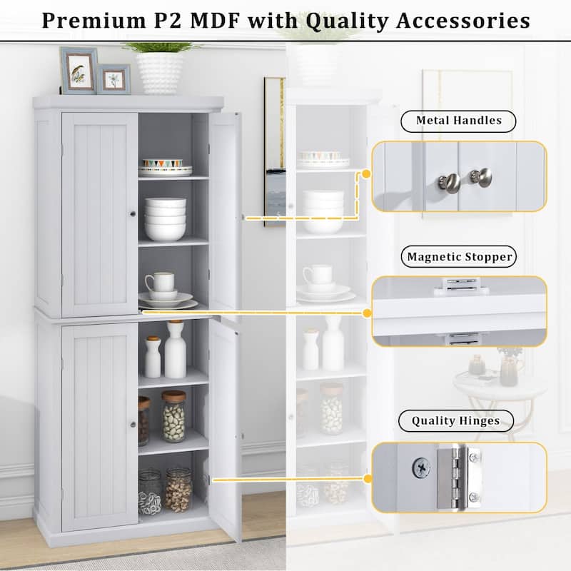 Wood Kitchen Panty Organizer Storage Cabinet Wood Shed