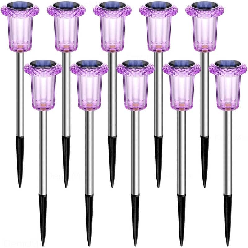 Solar Lights Outdoor Pathway Lights 6000K LED Waterproof