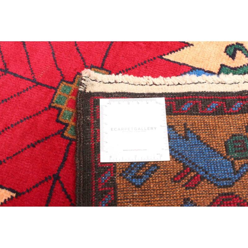 ECARPETGALLERY Hand-knotted Teimani Light Orange Wool Rug - 2'9 x 4'6