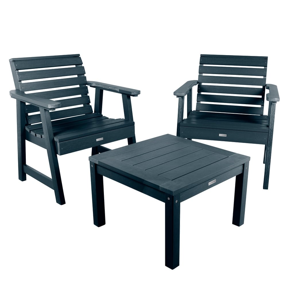 HIGHWOOD Weatherly Garden Chairs Conversation Set