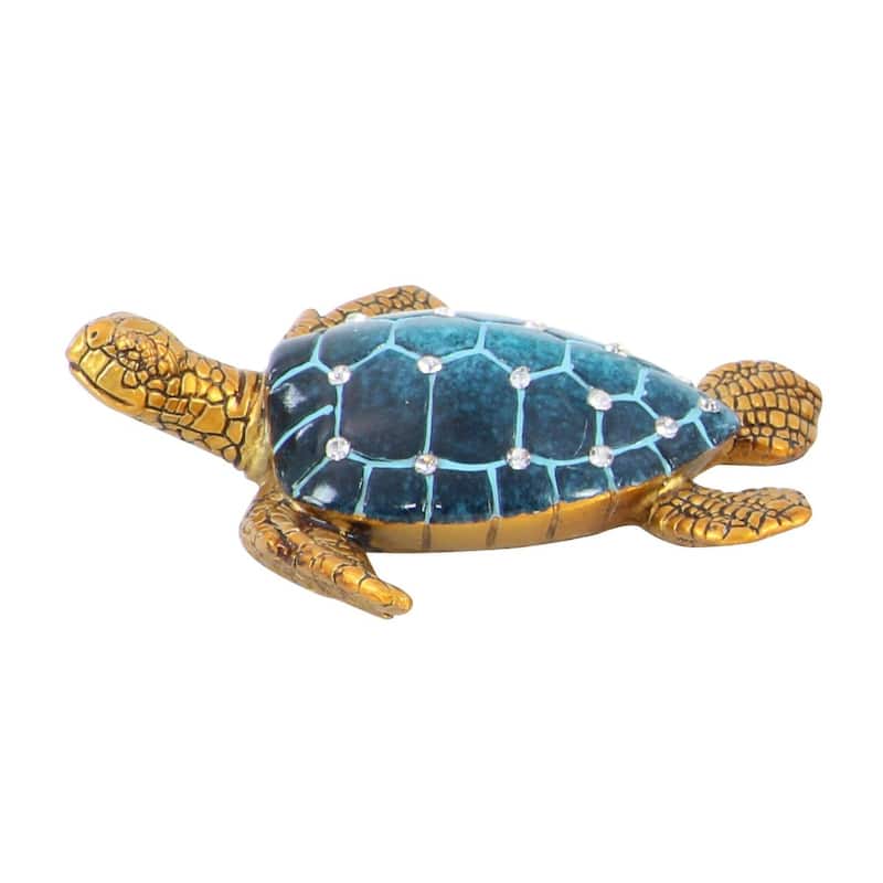 Polystone Turtle Decorative Sculpture - Set of 3 Brown - Roche River Decor