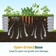 preview thumbnail 12 of 22, Aoodor 4 in 1 Modular Aluzinc Metal Raised Garden Bed - Outdoor Garden Planter Box for Vegetable, Flower, Herb