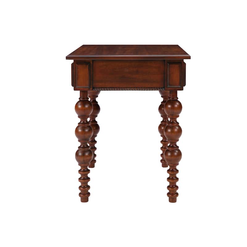 Narrow Sofa Side Table Accent Table Solid Wood End Table with Drawer