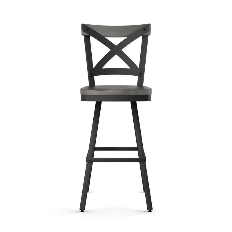 Amisco Jasper Swivel Counter and Bar Stool