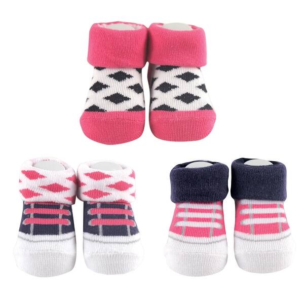 slide 1 of 1, Yoga Sprout Baby Girl Socks Giftset, Pink Bird, One Size - Pink Bird Pink Bird - One Size
