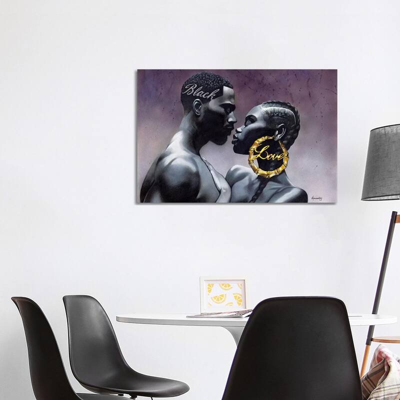 iCanvas "Black Love" by Manasseh Johnson Canvas Print - 26x40x1.5