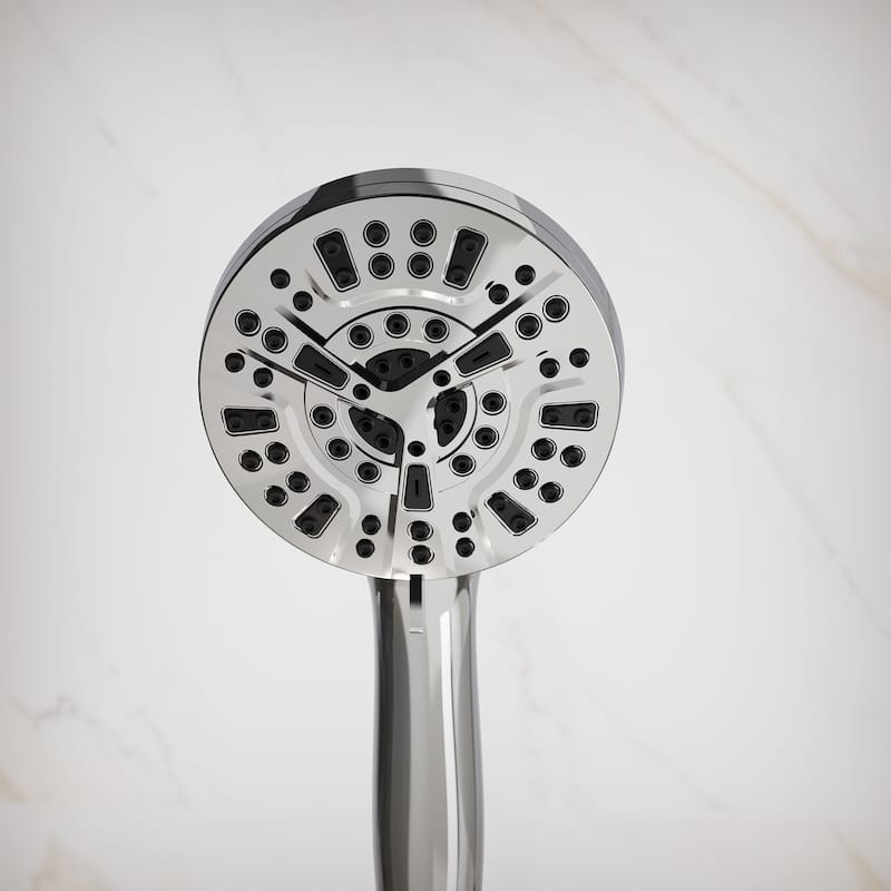 High Pressure 9-Spray Magnetic Handheld Shower Head, Wall Mount Shower Head with Mineral Filter Beads