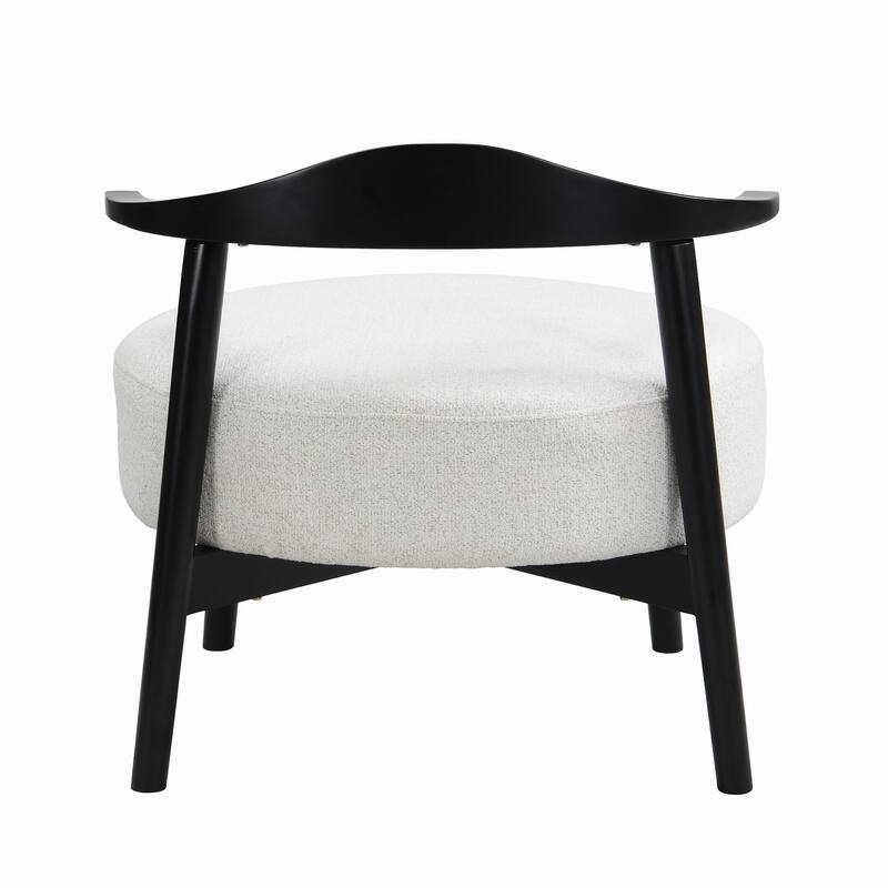 Modern Accent Chair - Natural Birch, All-Day Comfort
