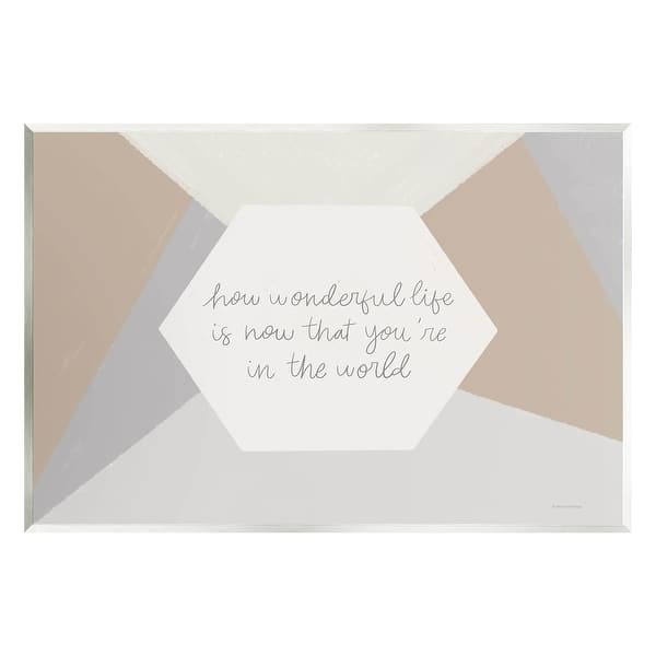 slide 2 of 11, Stupell How Wonderful Life Is Nursery Wall Plaque Art, Design by Lady Louise Designs 15 x 10