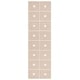 preview thumbnail 11 of 32, Martha Stewart by SAFAVIEH Zhivica Checkered Wool Rug 2'3" x 8' Runner - Beige/Ivory - Runner